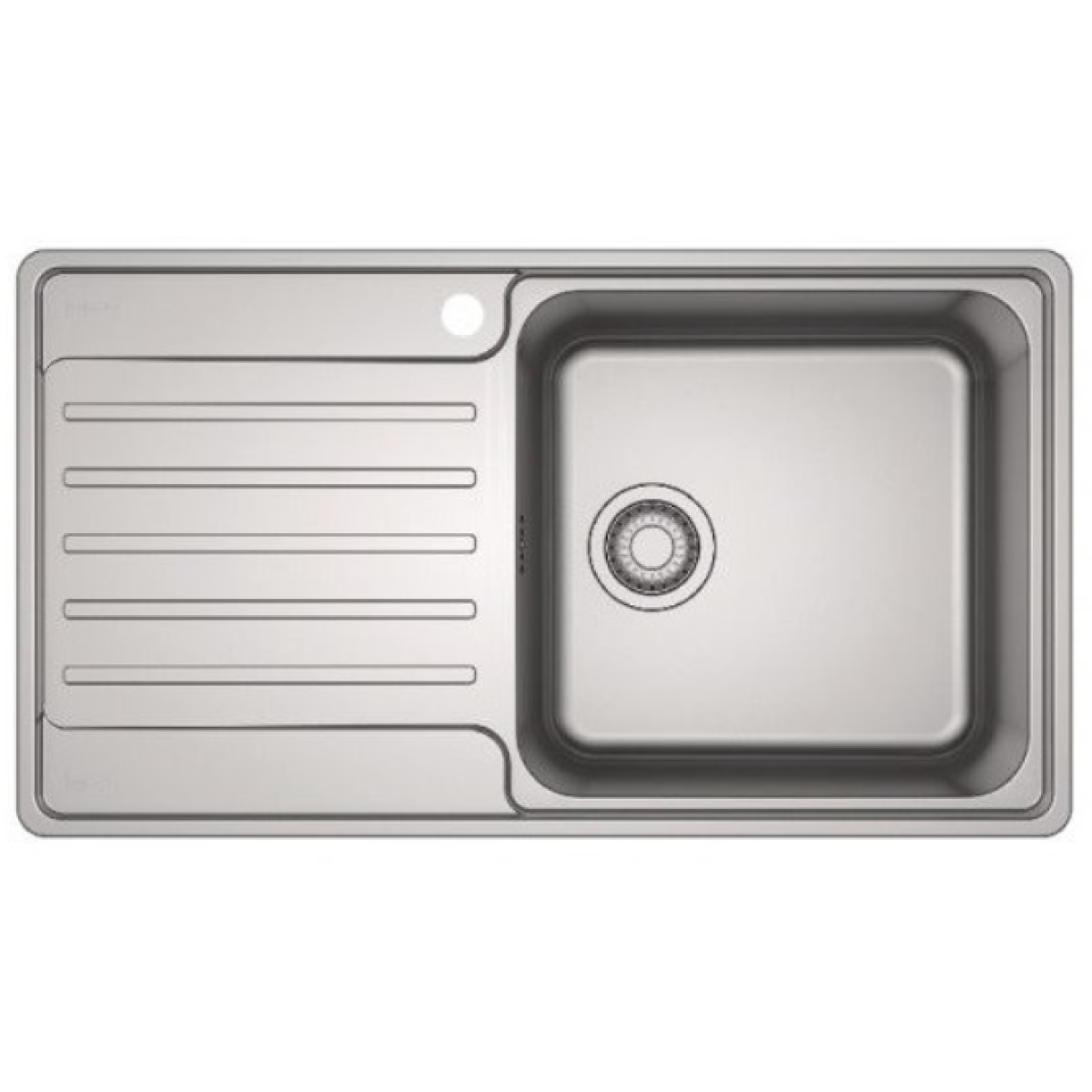 Franke BCX611-86 LHD 不銹鋼圓角左翼枱上昇盆